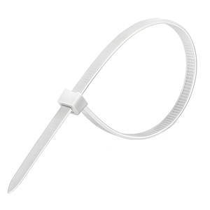 Abracadeira Nylon 140x2.5mm com 100un Branca Vila