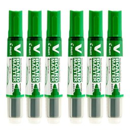 Pincel para Quadro Branco Recarregável Board Master Verde 6 Unidades - Pilot - 1