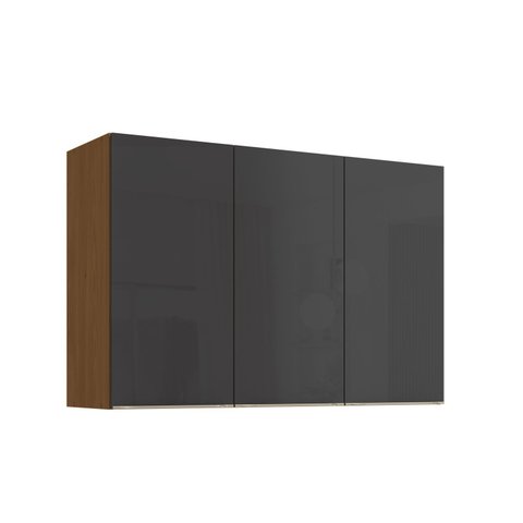 Armário de Cozinha Aéreo 3 Portas 120cm T648 Vibra Kappesberg