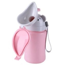 Mictorio Infantil Viagem Criança e Bebês Xixi Portatil - Rosa - 3