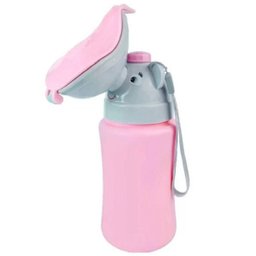Mictorio Infantil Viagem Criança e Bebês Xixi Portatil - Rosa - 1