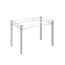 Ver imagem 4 de Conjunto de Mesa 120x75cm Tampo de Vidro com 4 Cadeiras Iris A 