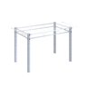 Conjunto de Mesa 120x75cm Tampo de Vidro com 4 Cadeiras Iris A  - 4