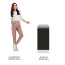 Ver imagem 6 de Balcão Armário de Cozinha 35 cm 1 Porta Branco/Preto Glamy Madesa
