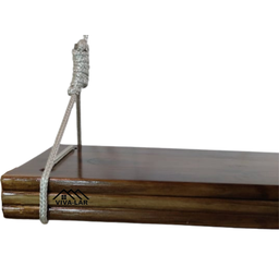 Balanço de Madeira Grande para Crianças e Adultos Peroba Rosa 90cm X 30cm X 6cm - 4
