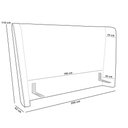 Ver imagem 6 de Cabeceira King Nilo 195cm com Cama Pés Madeira Suném P05 Veludo Bege - Lyam Decor