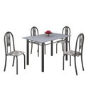 Ver imagem 2 de Conjunto de Mesa 120x75cm Tampo em Granito com 4 Cadeiras Iris A 
