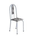 Ver imagem 5 de Conjunto de Mesa 120x75cm Tampo em Granito com 4 Cadeiras Iris a Branco/Paraopeba/Martelado Pérola
