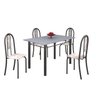 Conjunto de Mesa 120x75cm Tampo em Granito com 4 Cadeiras Iris A  - 2
