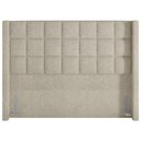 Ver imagem 6 de Kit Cabeceira Cama Box Paris 140cm com Puff Recamier Itália P05 Bouclê Creme