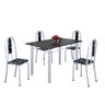 Conjunto de Mesa 120x75cm Tampo em Ardósia com 4 Cadeiras Iris A  - 2