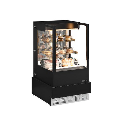 Vitrine Refrigerada Aberta Ar Forçado Ggea-070 Pr Vidro Reto Sem Bandeja 220V - Gelopar