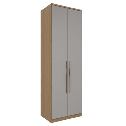 Guarda Roupa Modulado 02 Portas 75cm com Prateleiras 234cm