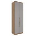 Ver imagem 1 de Guarda Roupa Modulado 02 Portas 75cm com Prateleiras 234cm