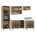 Ver imagem 4 de Cozinha Completa 5 Peças com Espaços para Micro-ondas e Tampo 270 Cm Slim Luciane Móveis