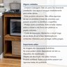Balcão para Cooktop 5 Bocas 2 Nichos para Forno Turim - 9