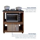 Ver imagem 3 de Balcão para Cooktop 5 Bocas 2 Nichos para Forno Turim
