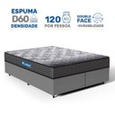 Ver imagem 2 de Cama Box com Colchão de Espuma D60 Double Face Guarda Costas Comfort Force Probel Queen 158cm