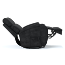 Ver imagem 5 de Poltrona do Papai Reclinável em Tecido Suede Cor Preto Elétrica Com Massagem - Modelo Imperial