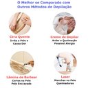 Ver mais imagens de Depilador Pedra Cristal Magico Higienizador Esfoliante Pele Indolor Remove Pelo Rosto braços Pernas