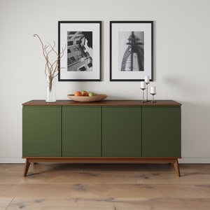 Balcão, Buffet, Balcão 4 Portas, Buffet 4 Portas, Buffet de Madeira Maciça, Armário