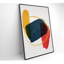 Ver imagem 4 de Quadro Artes em Círculos - 60x90 Cm - Tecido Canvas