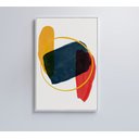 Ver imagem 1 de Quadro Artes em Círculos - 60x90 Cm - Tecido Canvas