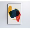Ver imagem 5 de Quadro Artes em Círculos - 60x90 Cm - Tecido Canvas