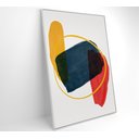Ver imagem 3 de Quadro Artes em Círculos - 60x90 Cm - Tecido Canvas