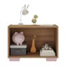 Mesa de Cabeceira com Pés 2 Portas Mp4134 Rustic Rosa Rustic Rosa - 5