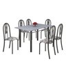 Conjunto de Mesa 140x75cm Tampo de Granito com 6 Cadeiras Iris A  - 2