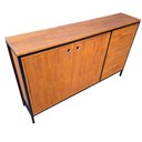 Ver imagem 5 de Buffet de Madeira Estilo Industrial com Ferro e Madeira Pinus - com 3 Gavetas e 1 Nicho com 1 Pratel