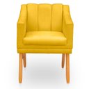 Ver imagem 6 de Kit Poltrona Cadeira para Sala Confortável e Moderna Mila Suede