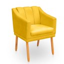Ver imagem 5 de Kit Poltrona Cadeira para Sala Confortável e Moderna Mila Suede