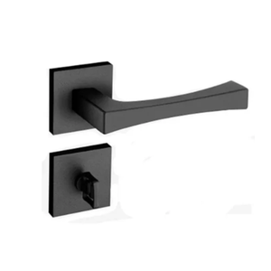 Fechadura Pado Vivaldi 885-40 Banheiro Roseta Quadrada Preta