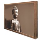 Ver imagem 3 de Quadro Decorativo Caixa Buda Tacolado Moldura Caixa 3cm Madeira com Vidro 80 X 120cm
