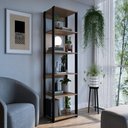 Ver imagem 1 de Closet Modulado Guarda Roupa Roupeiro Estante Quarto Solteiro Casal Prateleiras Preto Marrom