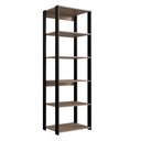 Ver imagem 2 de Closet Modulado Guarda Roupa Roupeiro Estante Quarto Solteiro Casal Prateleiras Preto Marrom