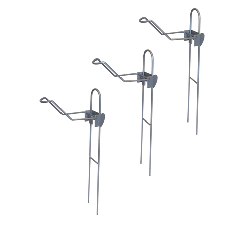 Kit 03 Suportes Para 1 Vara De Pesca Manivela Com Regulagem