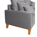 Ver imagem 4 de Sofá Beny Living Pés e Base de Madeira Linho Império Estofados