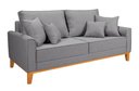 Ver imagem 2 de Sofá Beny Living Pés e Base de Madeira Linho Império Estofados
