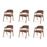 Kit 6 Cadeiras para Mesa de Jantar Gaia - 2