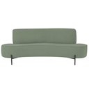Ver imagem 6 de Sofá Orgânico 2 Lugares 150cm Argos Pés Preto Bouclé Verde Claro - Nexta Casa