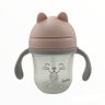 Copo com Alça Removível Gatinha Rosa Buba 220ml - 1
