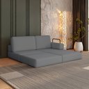 Ver imagem 3 de Sofá Cama à Vácuo 2 Lugares Linha Modular Flip Magic