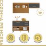 Cozinha Modulada 2 Peças Ripado Princesa 100% Mdf - 3
