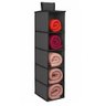Prateleira Vertical de Porta Sapateira Organizador Guarda Roupa Closet Armario Multiuso 5 Divisorias - 3