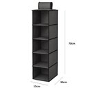 Ver imagem 7 de Prateleira Vertical de Porta Sapateira Organizador Guarda Roupa Closet Armario Multiuso 5 Divisorias