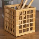 Ver imagem 4 de Porta Utensílios Vazado de Bambu 13cm - Oikos