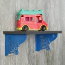 Ver imagem 2 de Mão Francesas de Aço Ornamentada Safari Azul Zarg Decorativa 20cm Menino